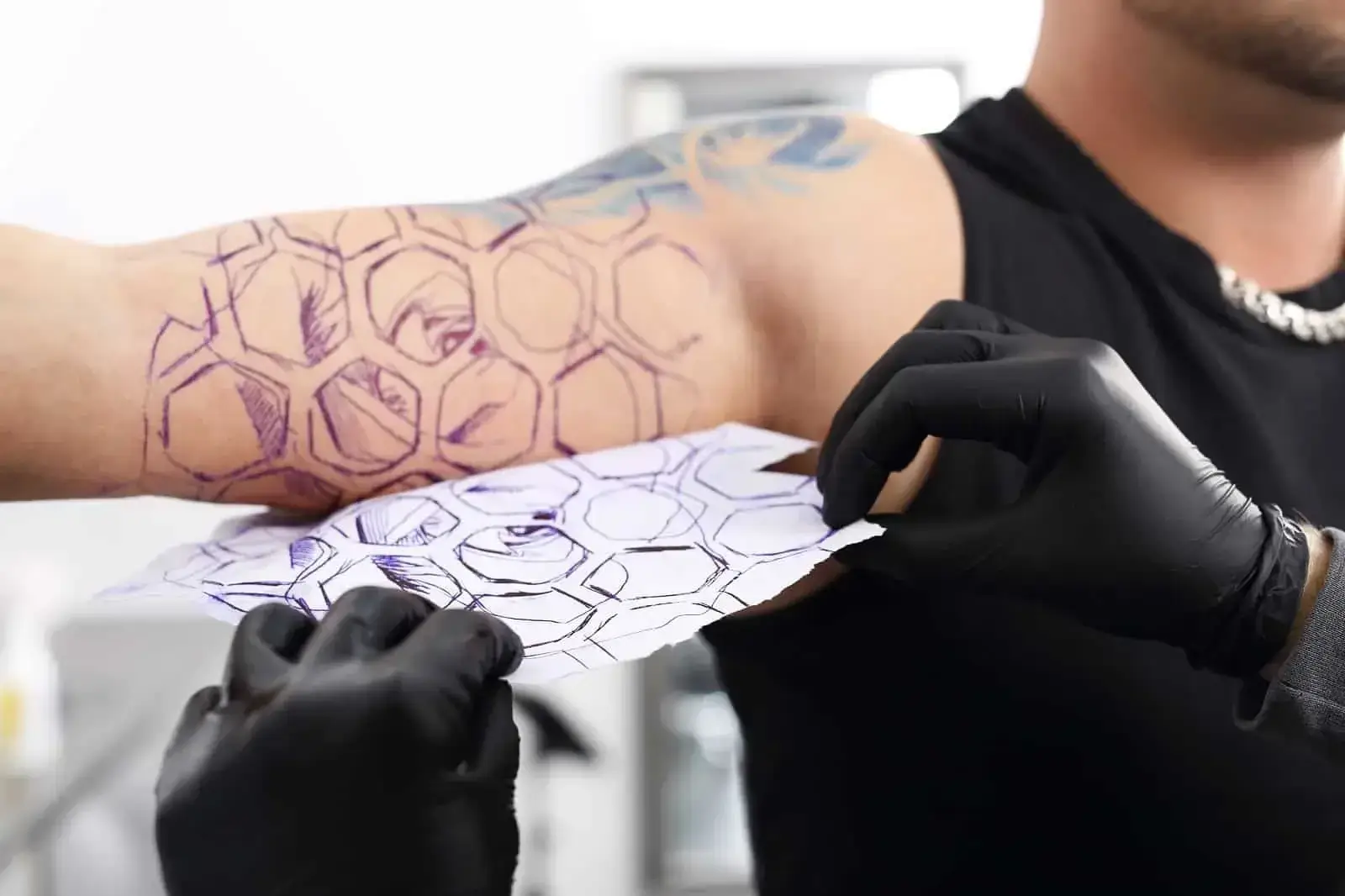 How To Remove Tattoo Stencil