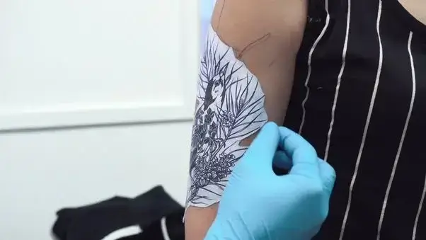 How to remove tattoo stencil at home