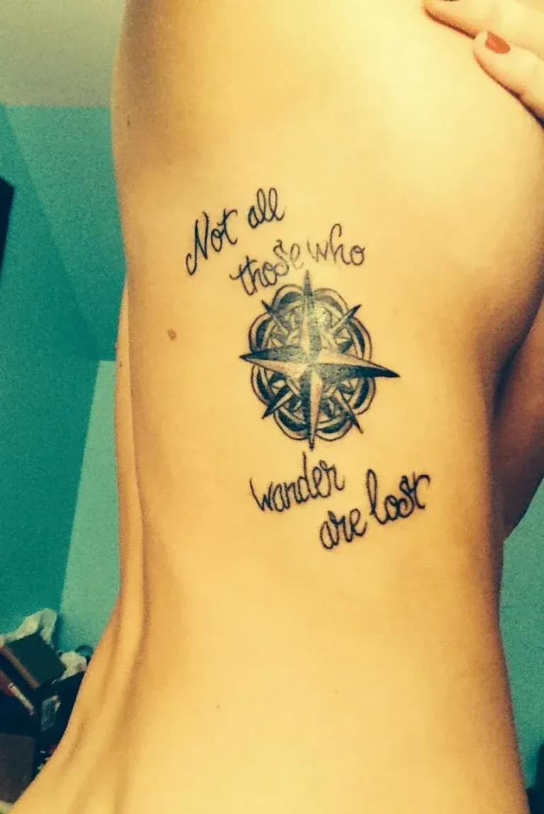 Not All Who Wander Are Lost Tattoo