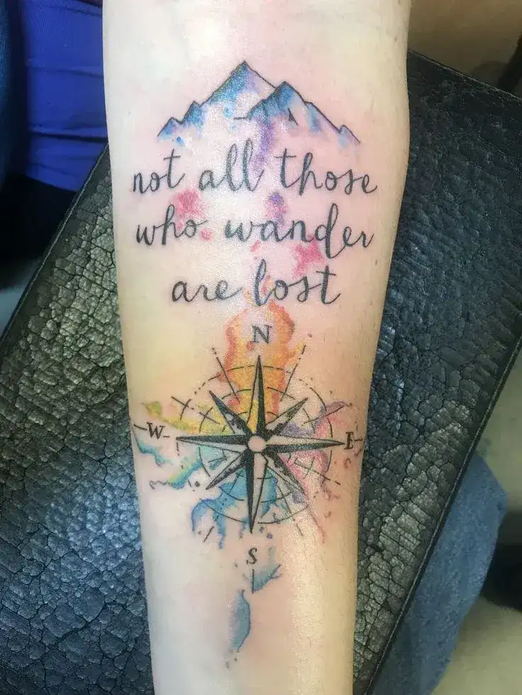 Not All Who Wander Are Lost tattoo ideas