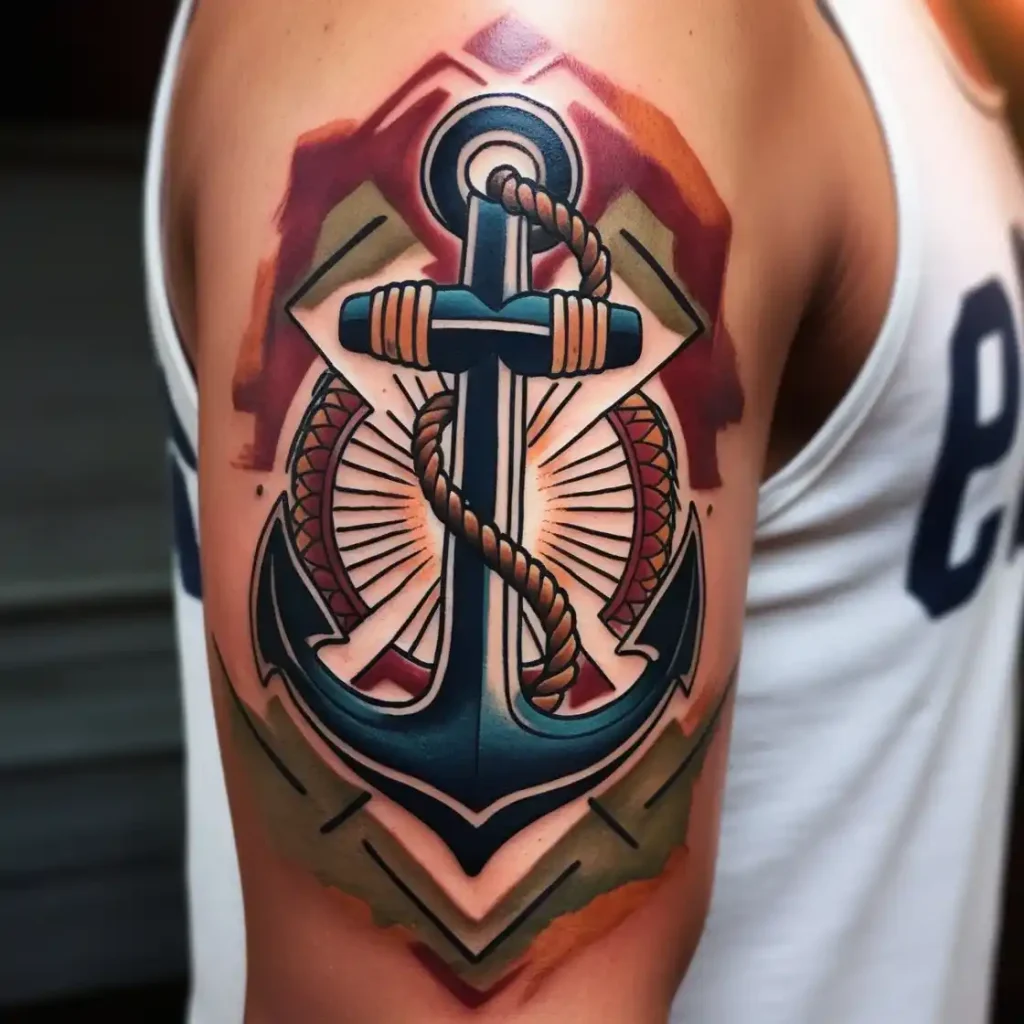 Classic Anchor Tattoo