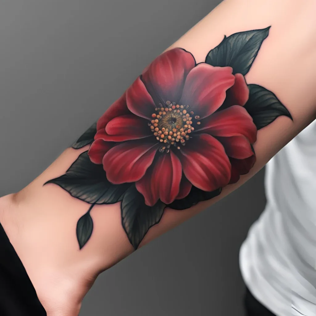 Beautiful Rose Tattoo