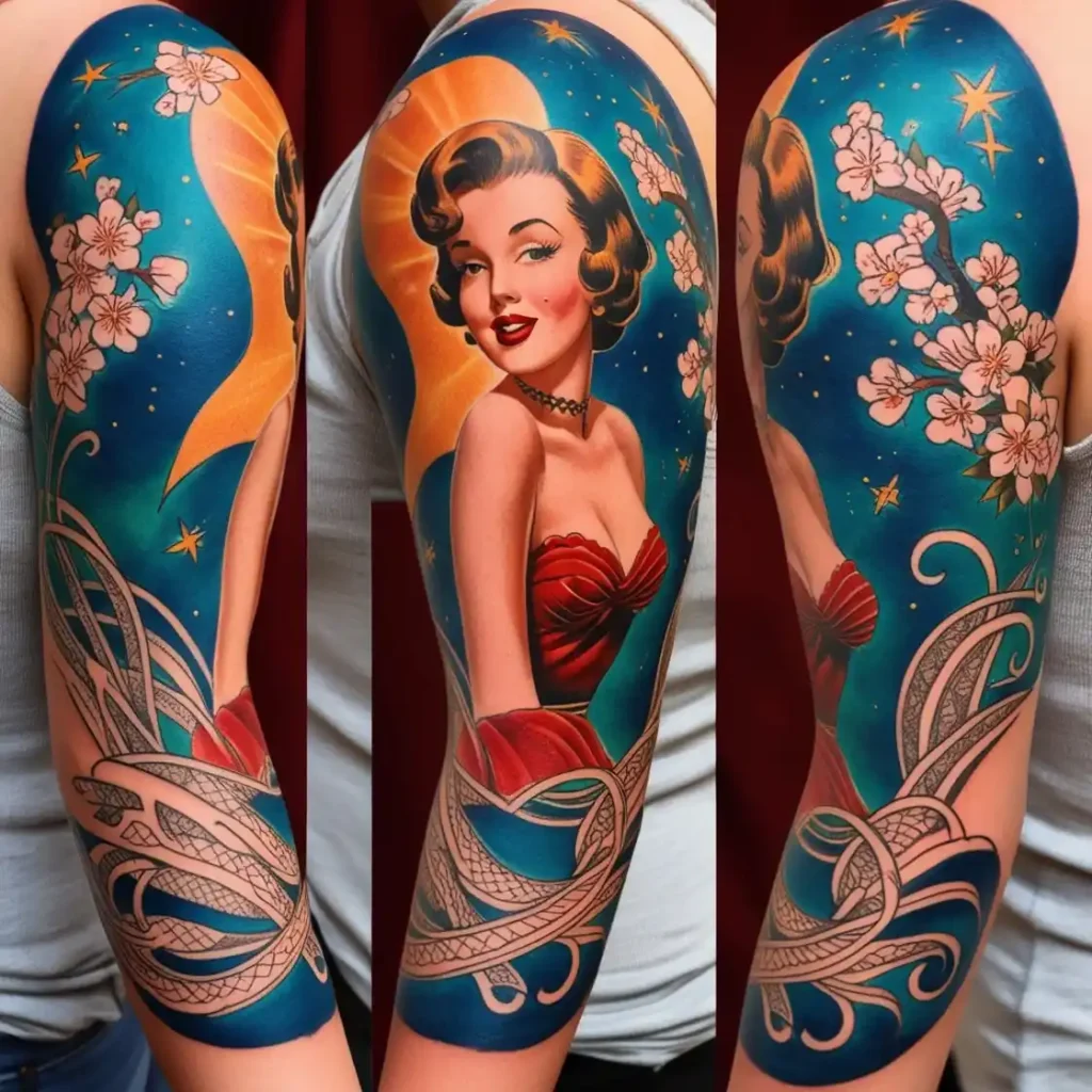 Pin-Up Girl Tattoo