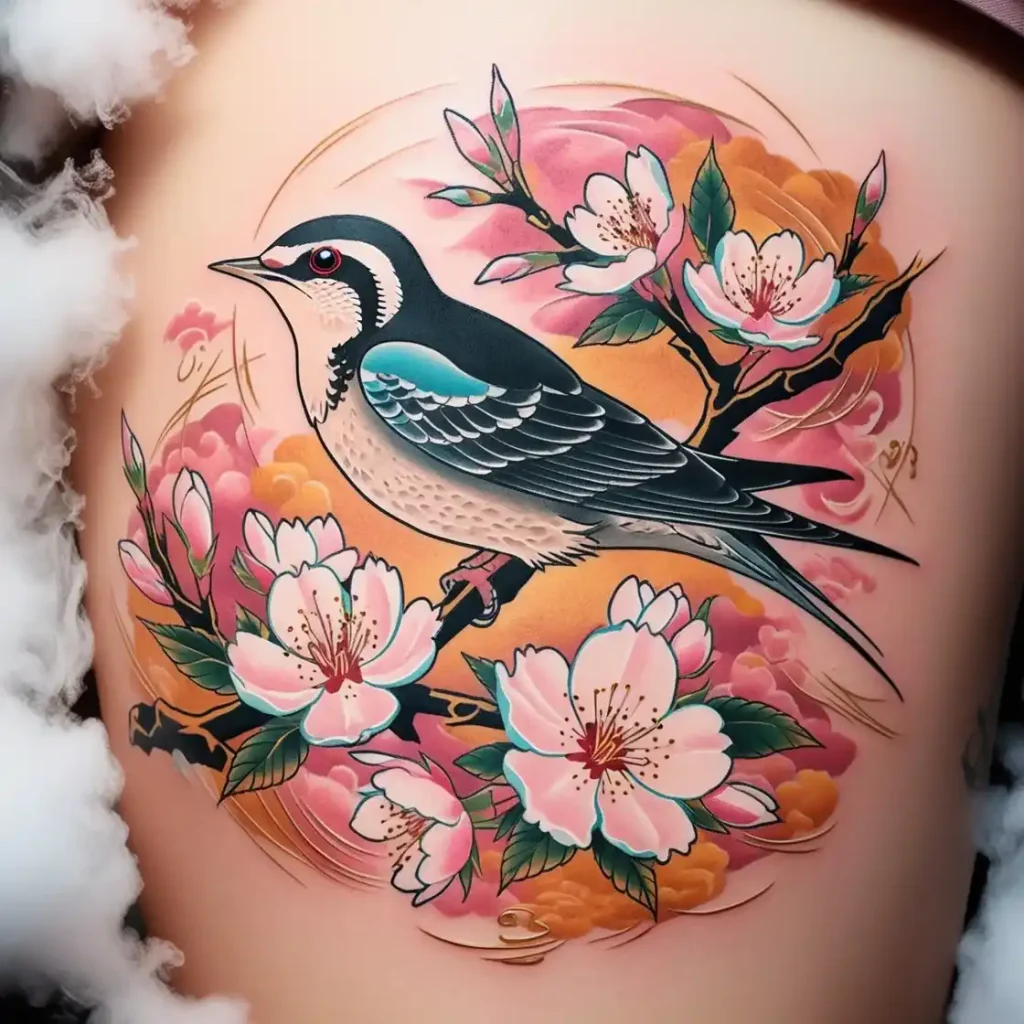 Swallow Bird Tattoo