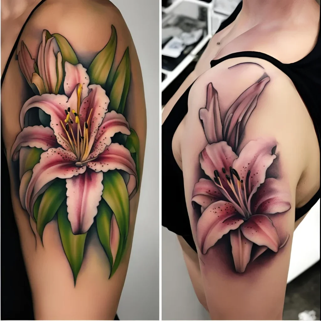 Lily Flower Tattoo