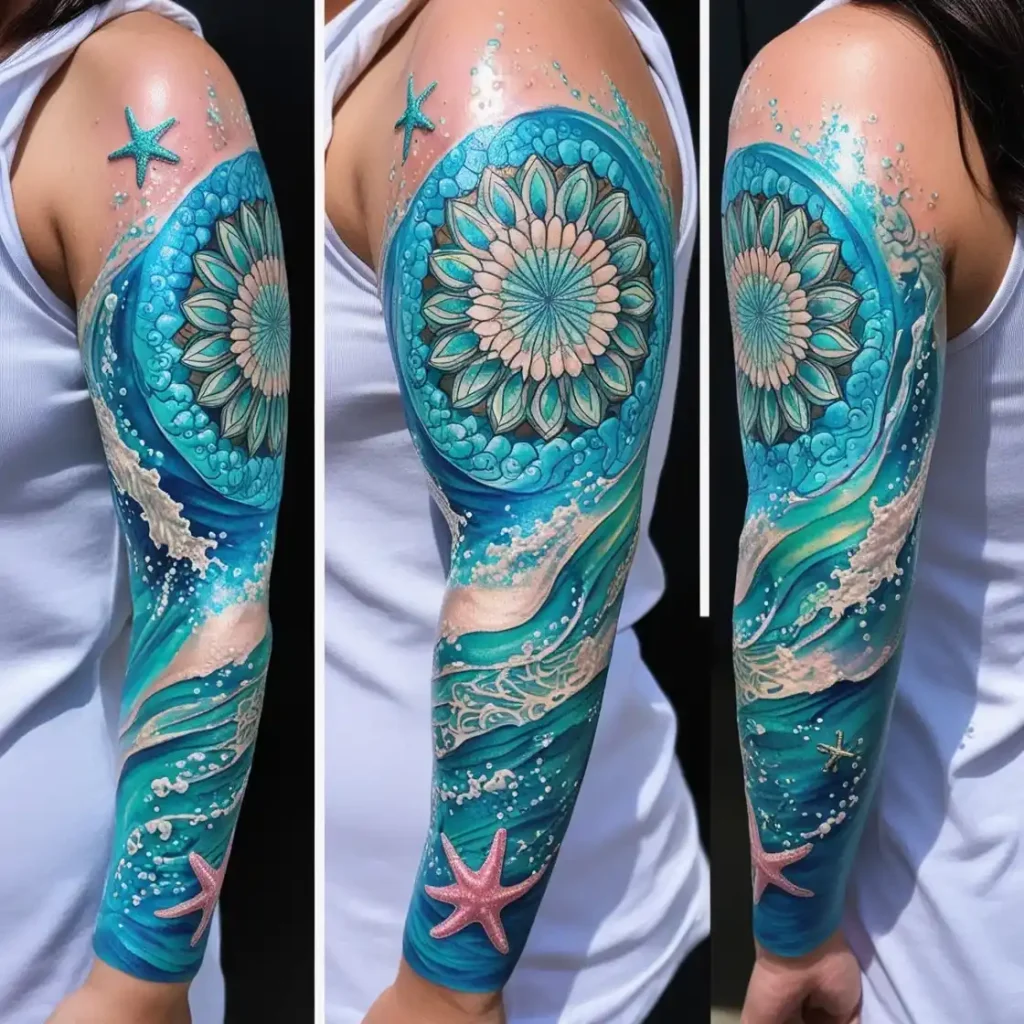 Oceanic Mandala Ocean Tattoo