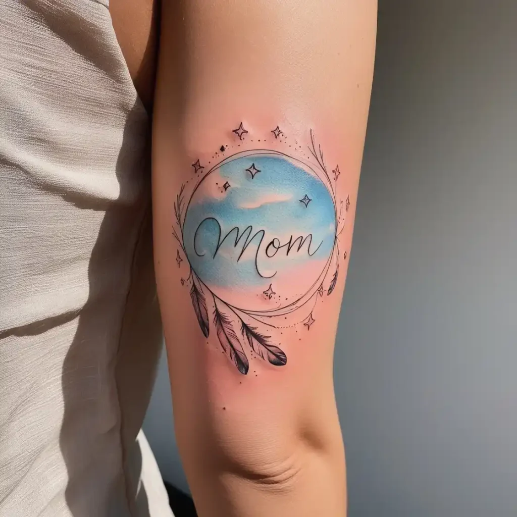 Minimalist Mom Tattoo