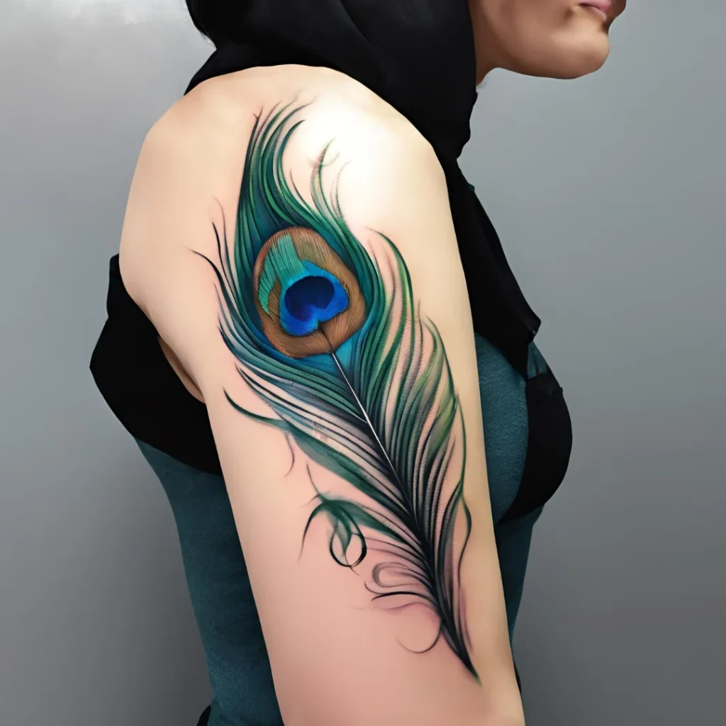 Peacock Feather Tattoo