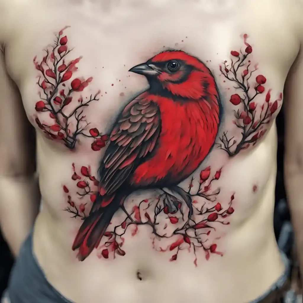 Mother Of Three Bird Red Idea