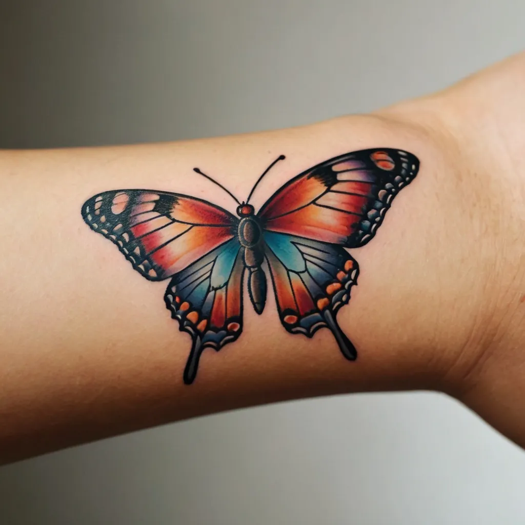 Butterfly Tattoo On Wrist