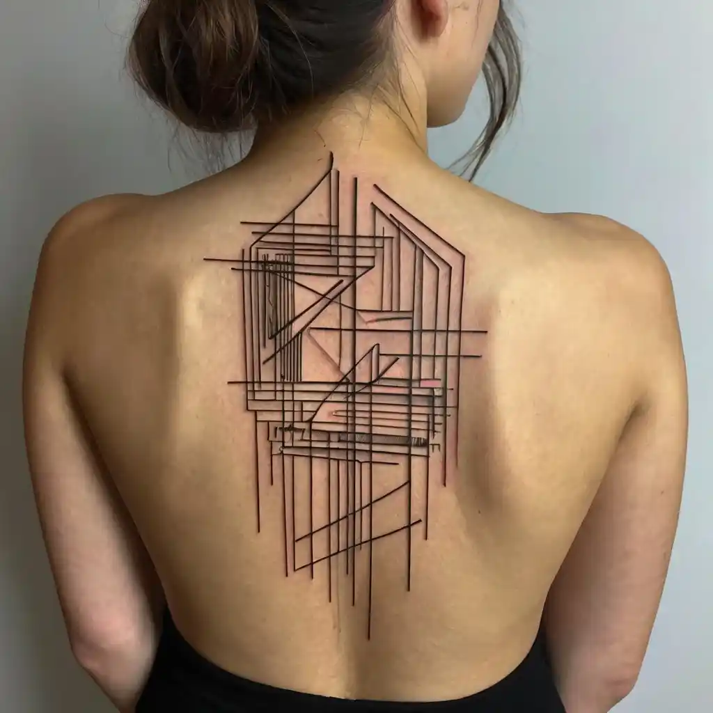 Abstract Line Art Creating A Modern, Artistic Look