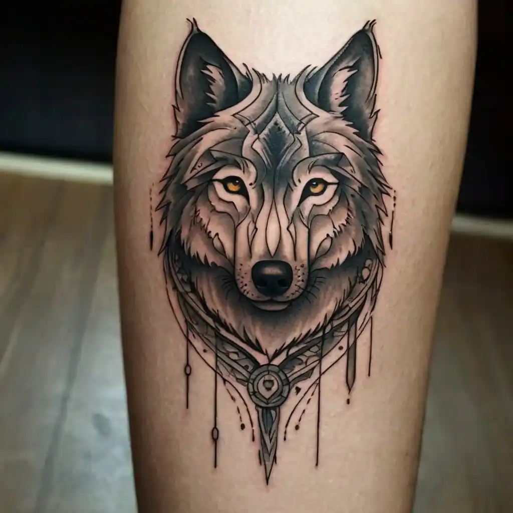 Sketchy Wolf Tattoos