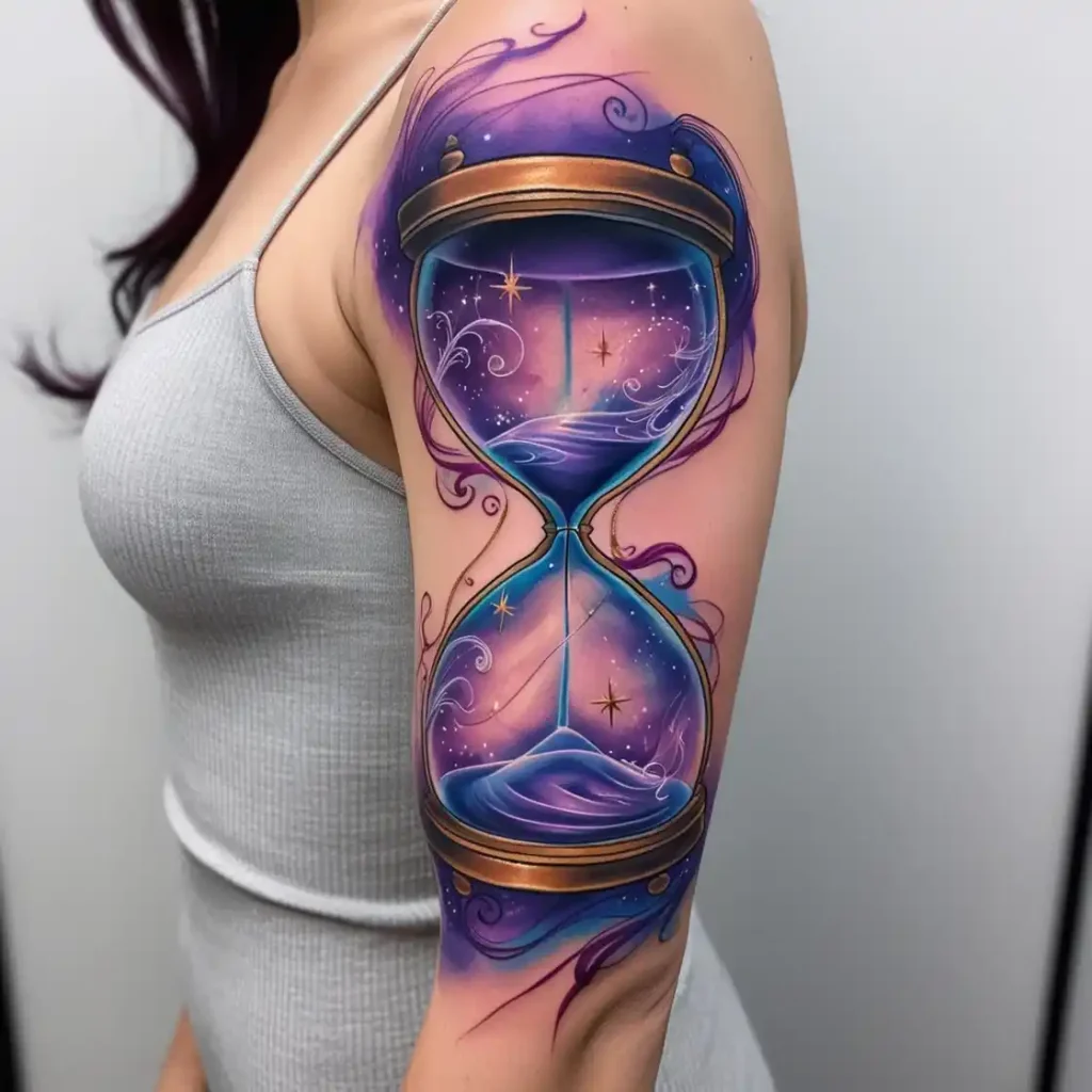 Eternal Hourglass Tattoo