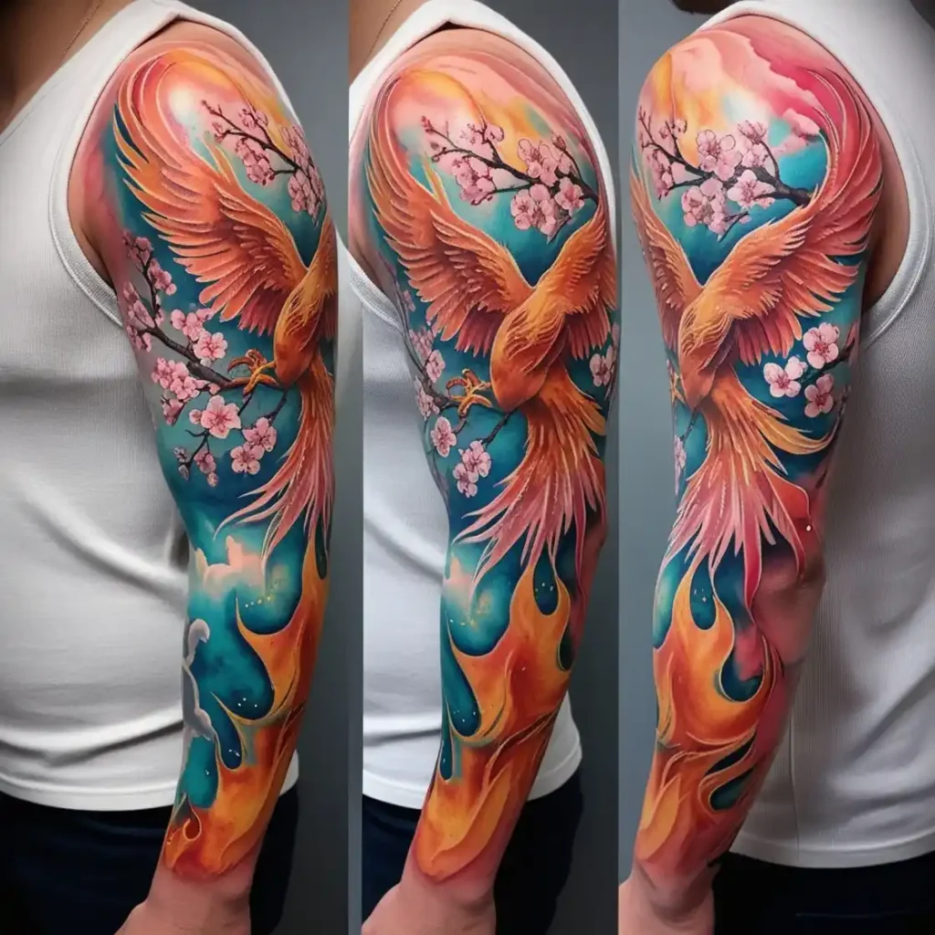 Phoenix Rising Tattoo