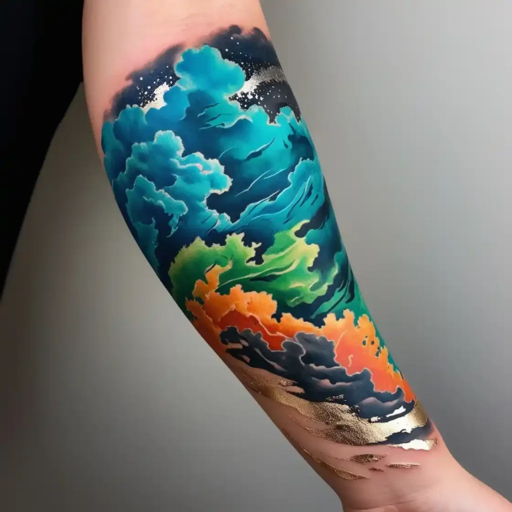 Abstract Art Tattoo