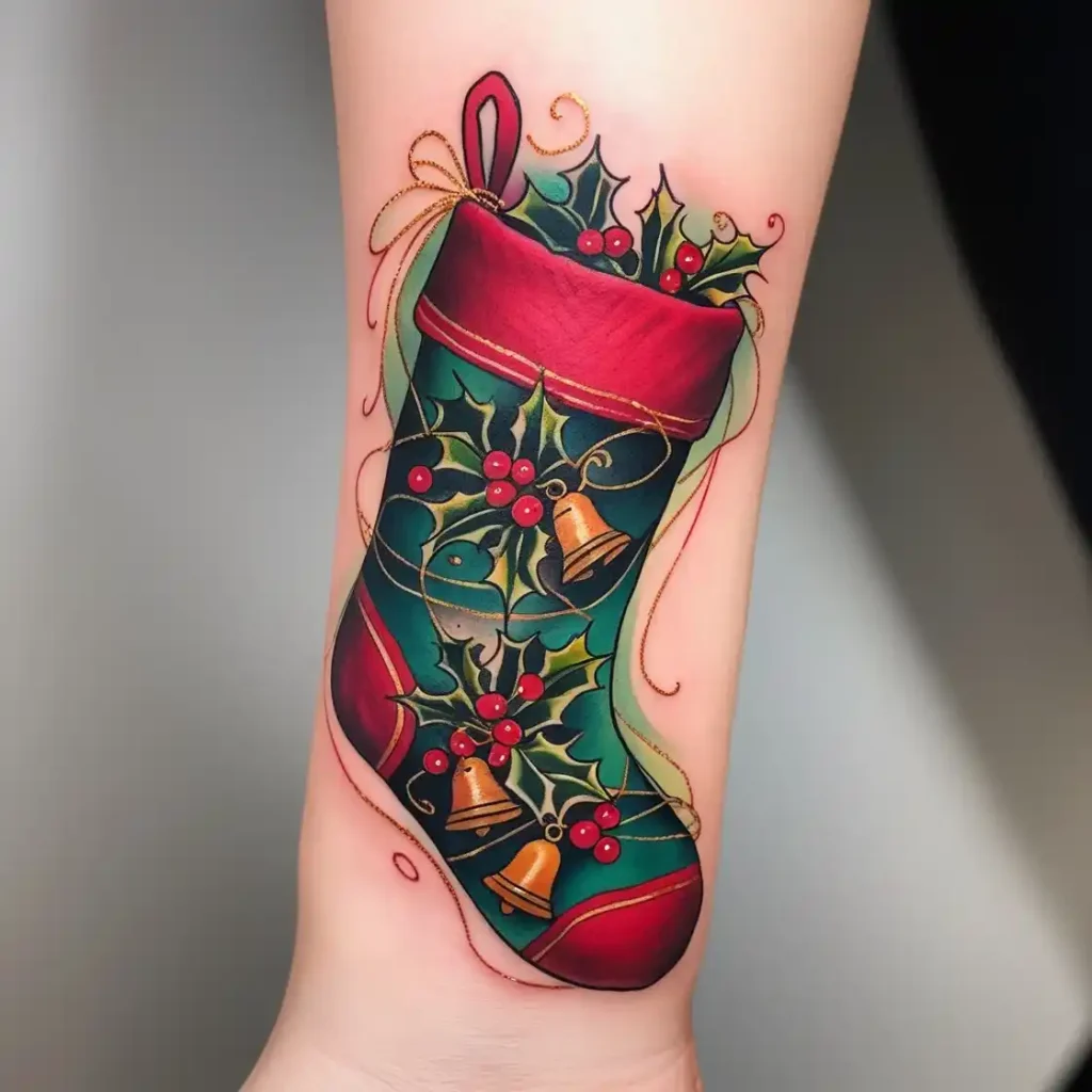 Christmas Stocking Tattoo