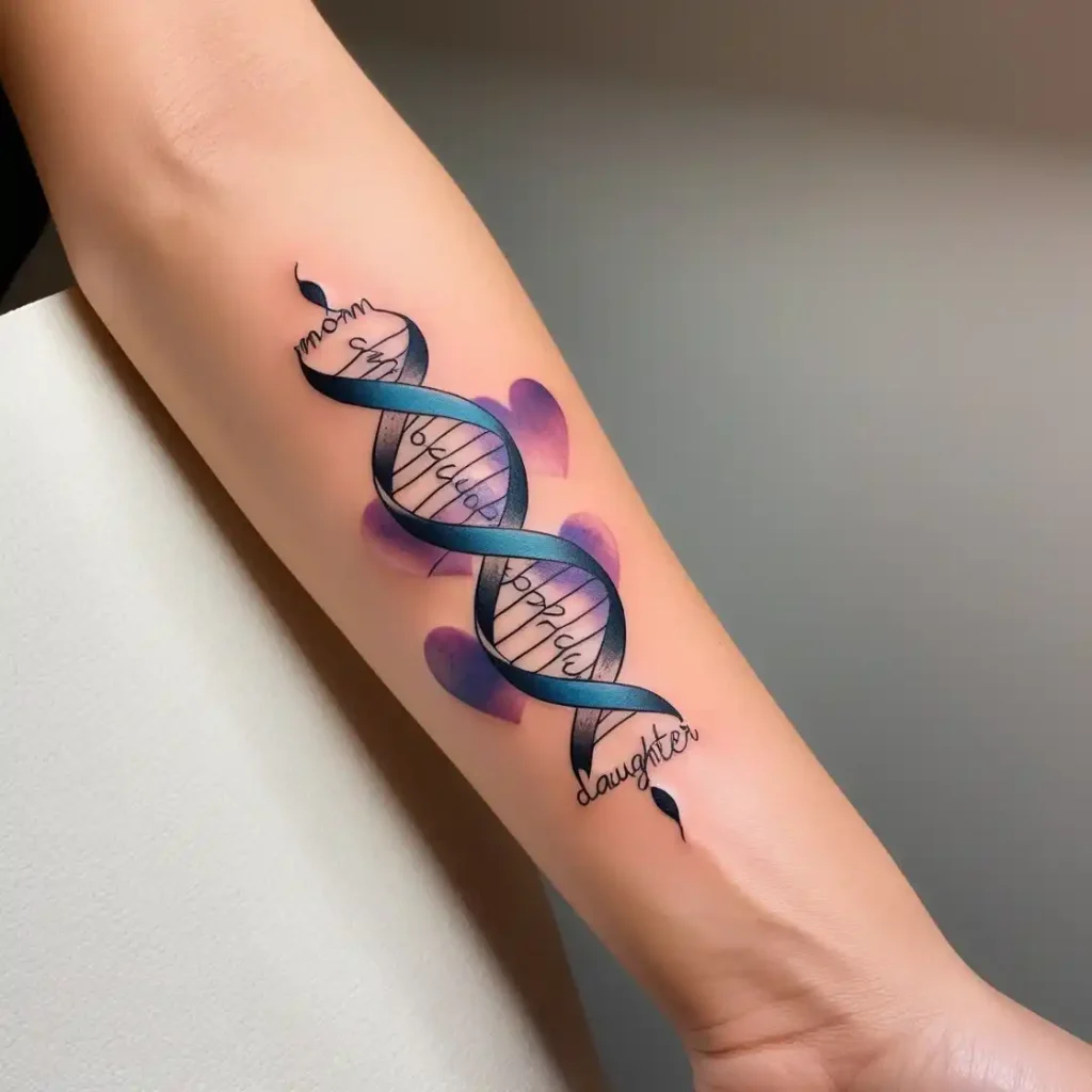 DNA Helix Tattoo