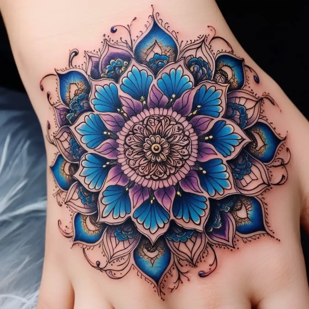 Wrist Lace Mandala Tattoo