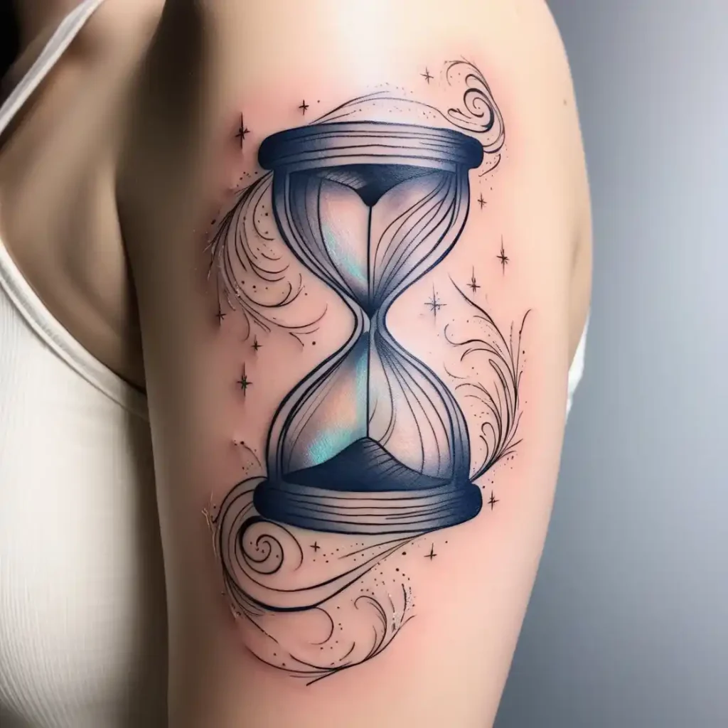 Hourglass Rib Tattoo for Women 