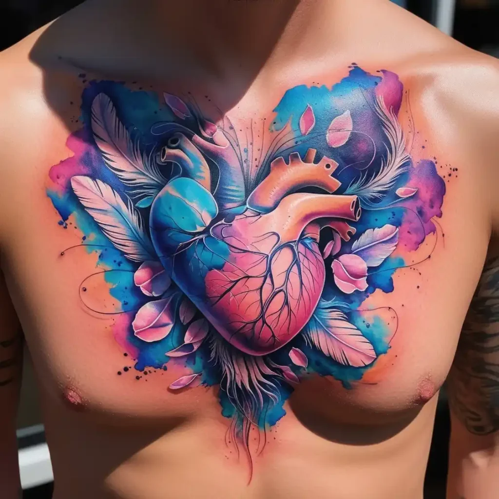 Open heart , Open Mind Tattoo