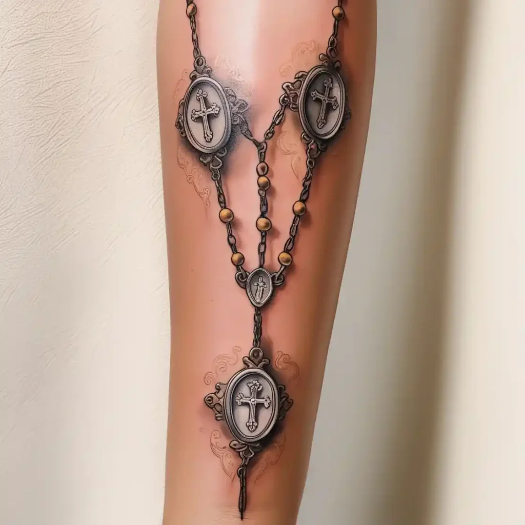 Rosary Beads Tattoo