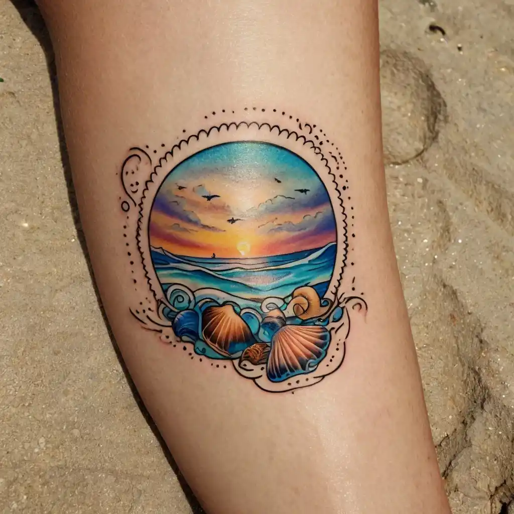 Seashells Beach Tattoo