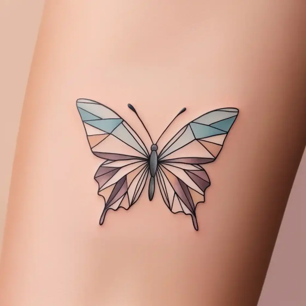 Minimalist Butterfly Tattoo