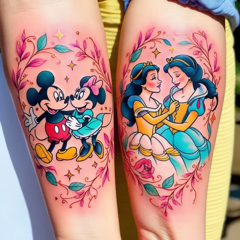 Disney Couple Tattoos