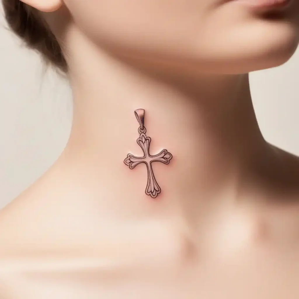 Small Cross Tattoo