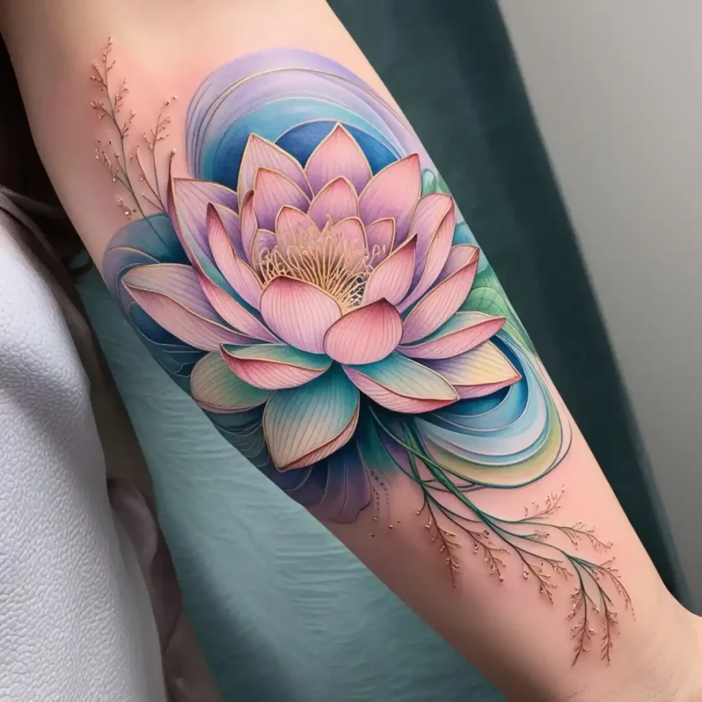 Lotus Flower Tattoo