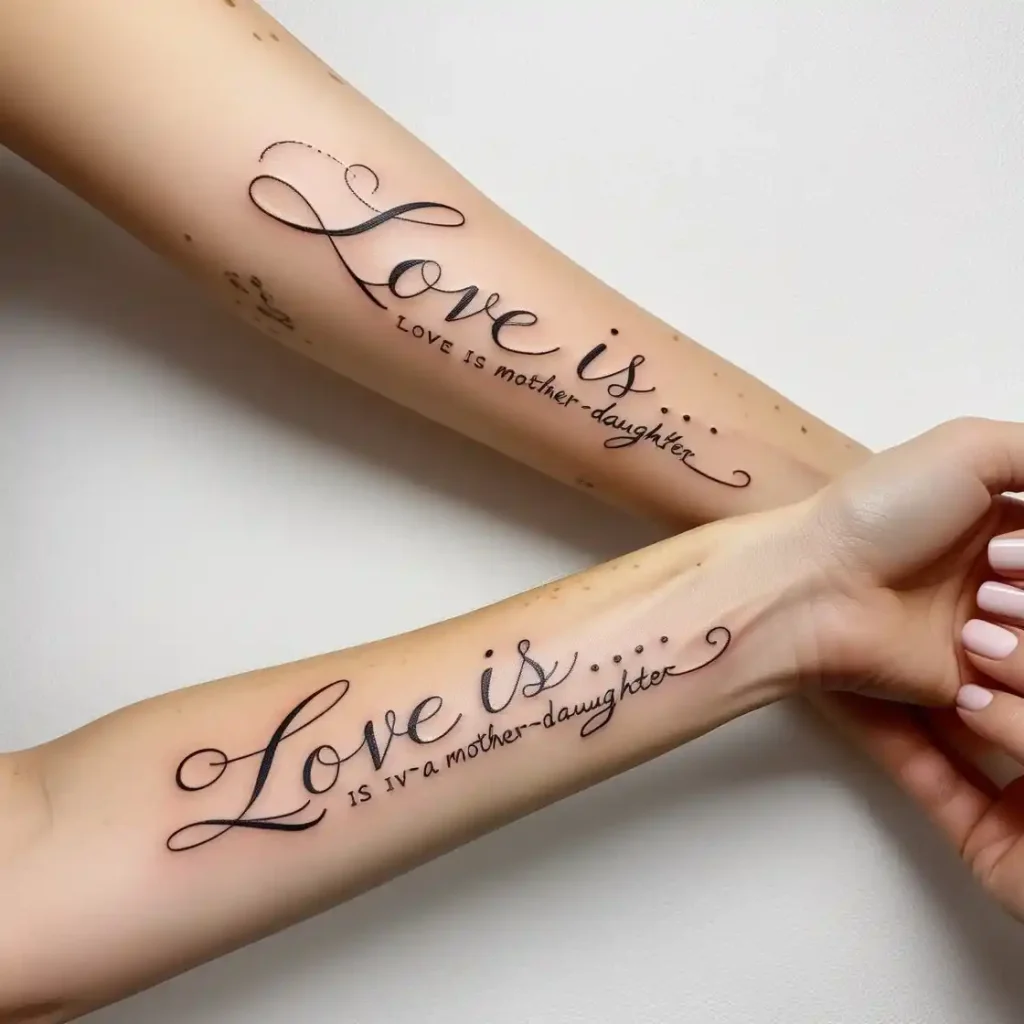 Mother-Daughter Quotes Tattoo