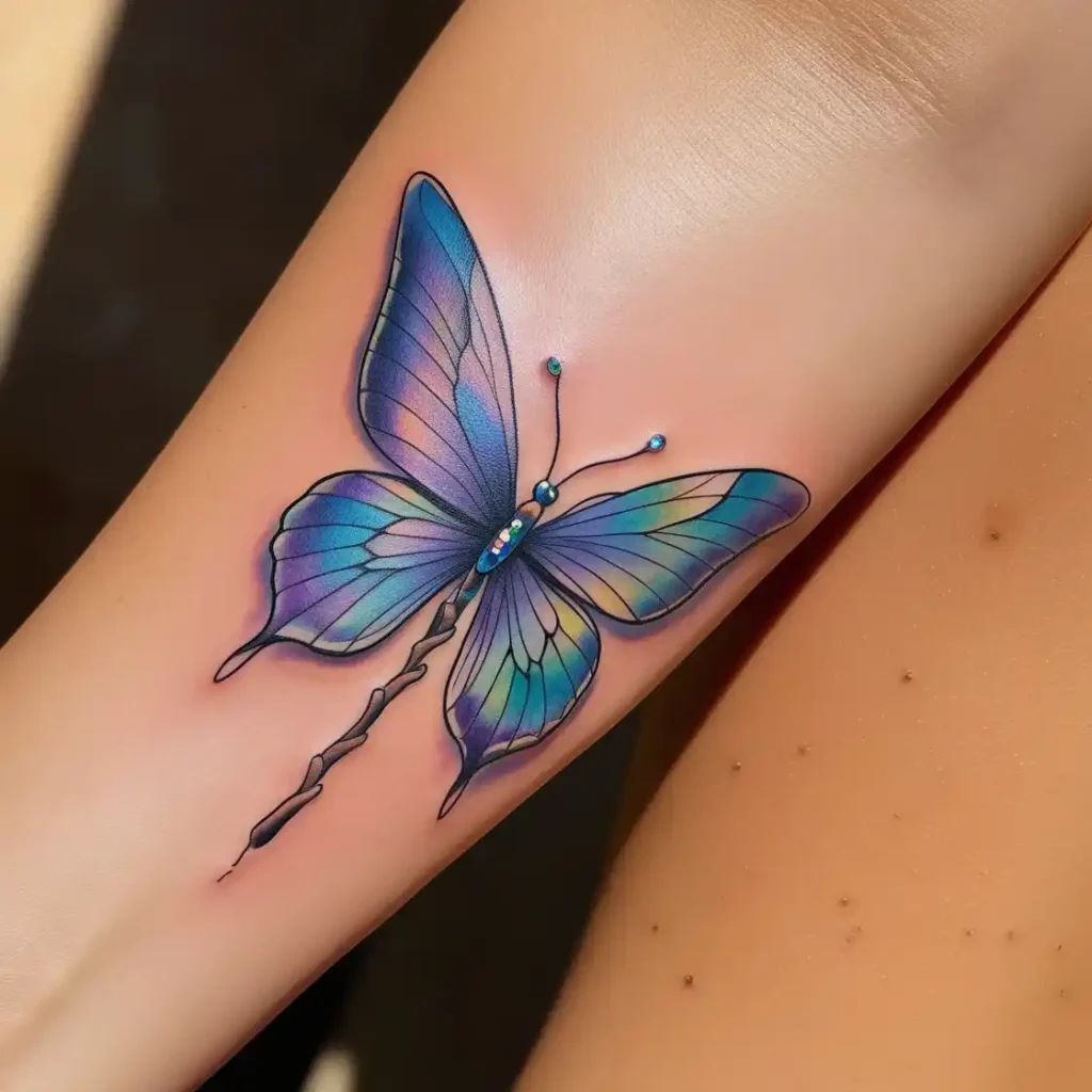 3D Butterfly Tattoo