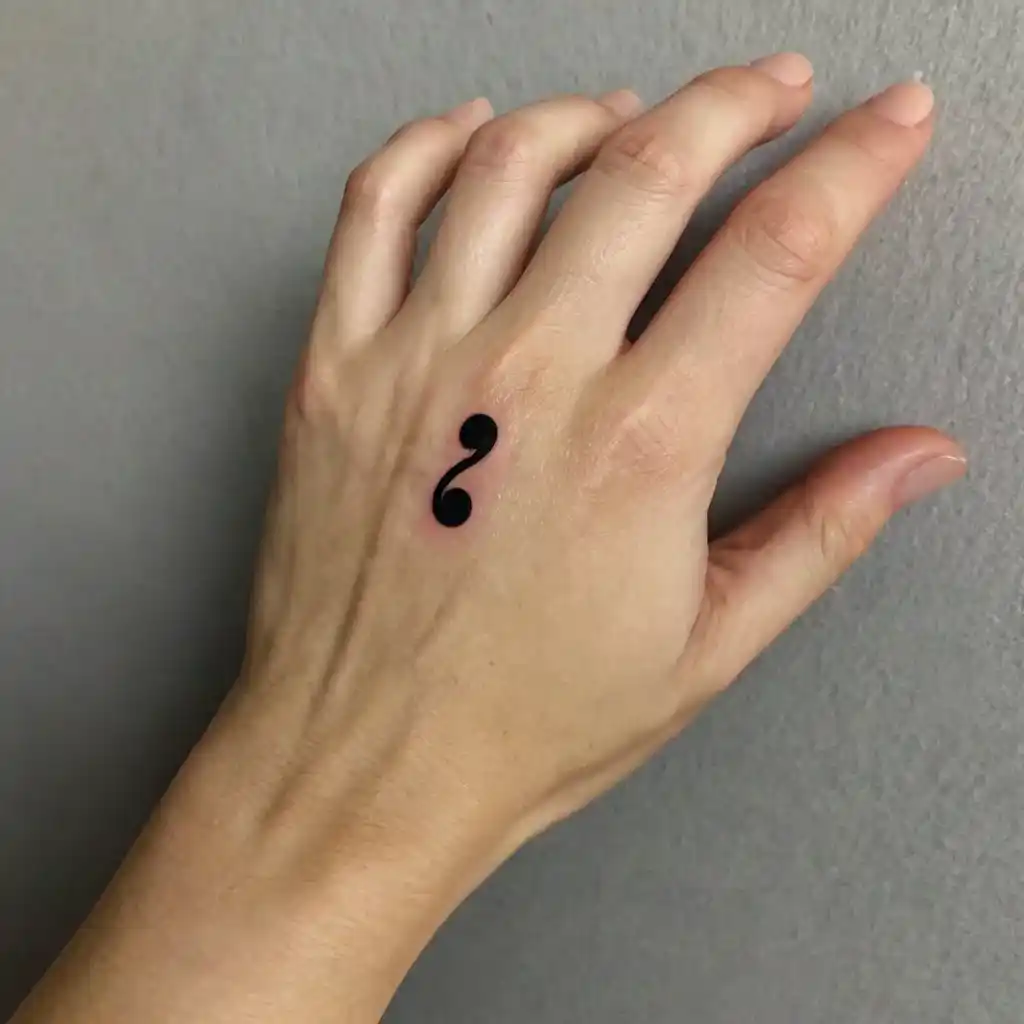 Semicolon Tattoo