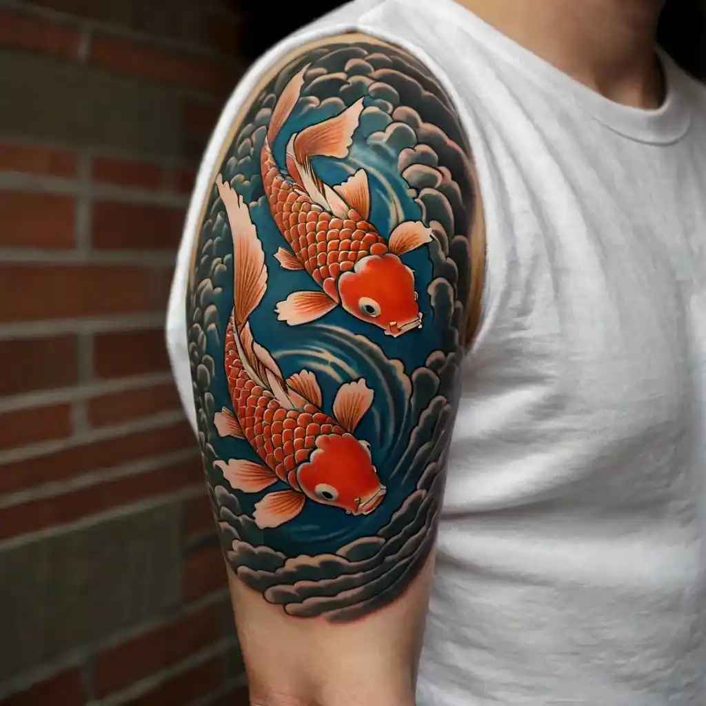 Japanese Koi Fish Tattoo