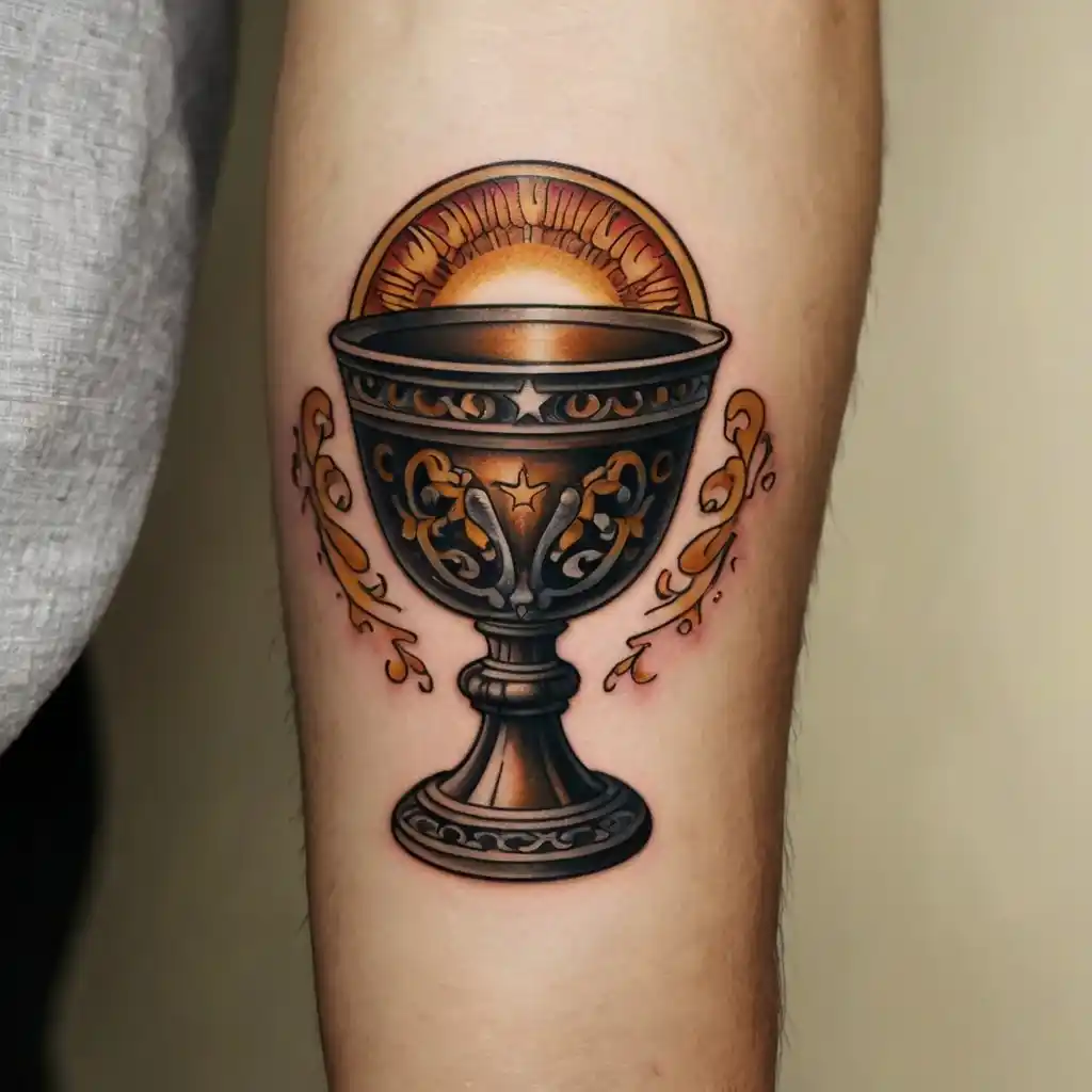 Holy Chalice Tattoo