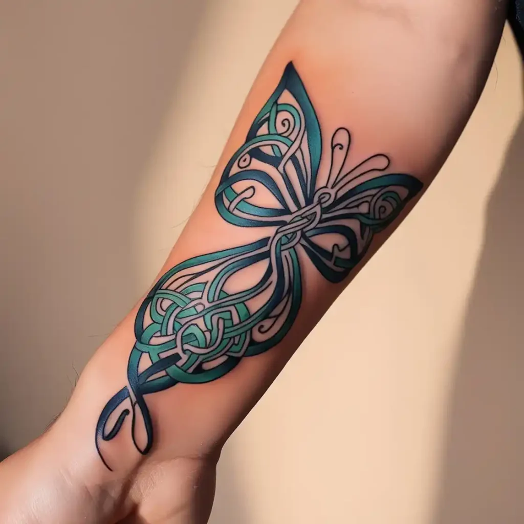 Celtic Butterfly Tattoo