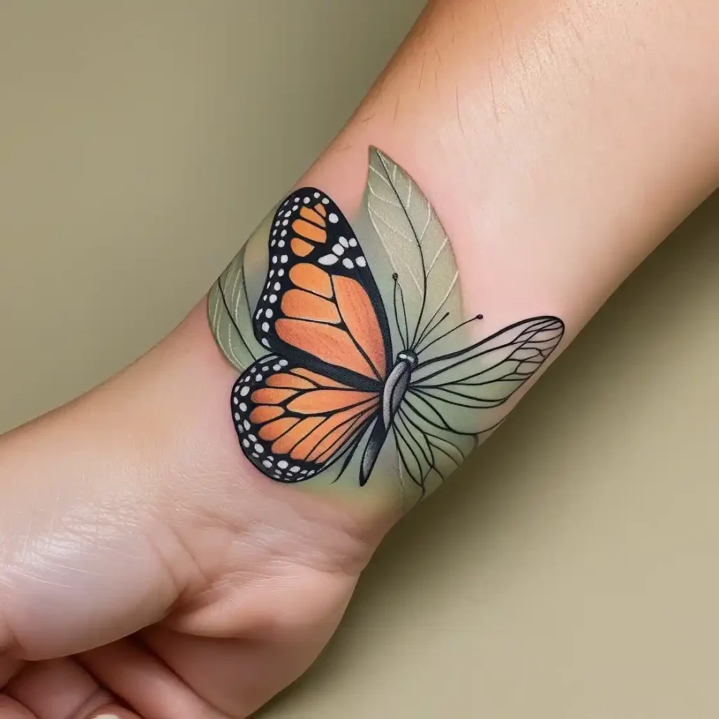 Monarch Butterfly Tattoo