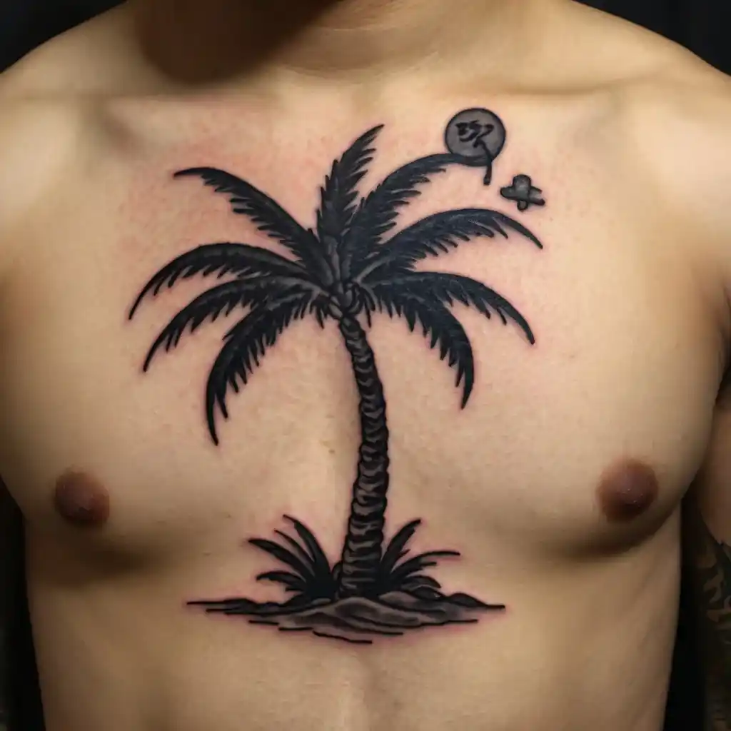 Palm Tree Tattoo