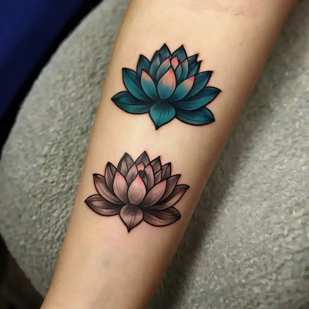 Lotus Flowers Tattoo