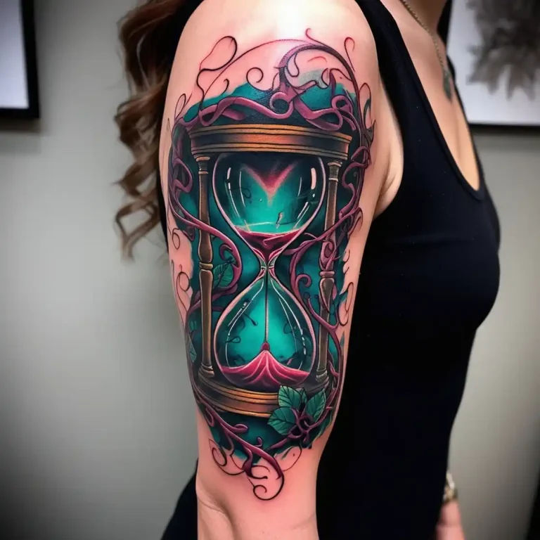 hourglass tattoo