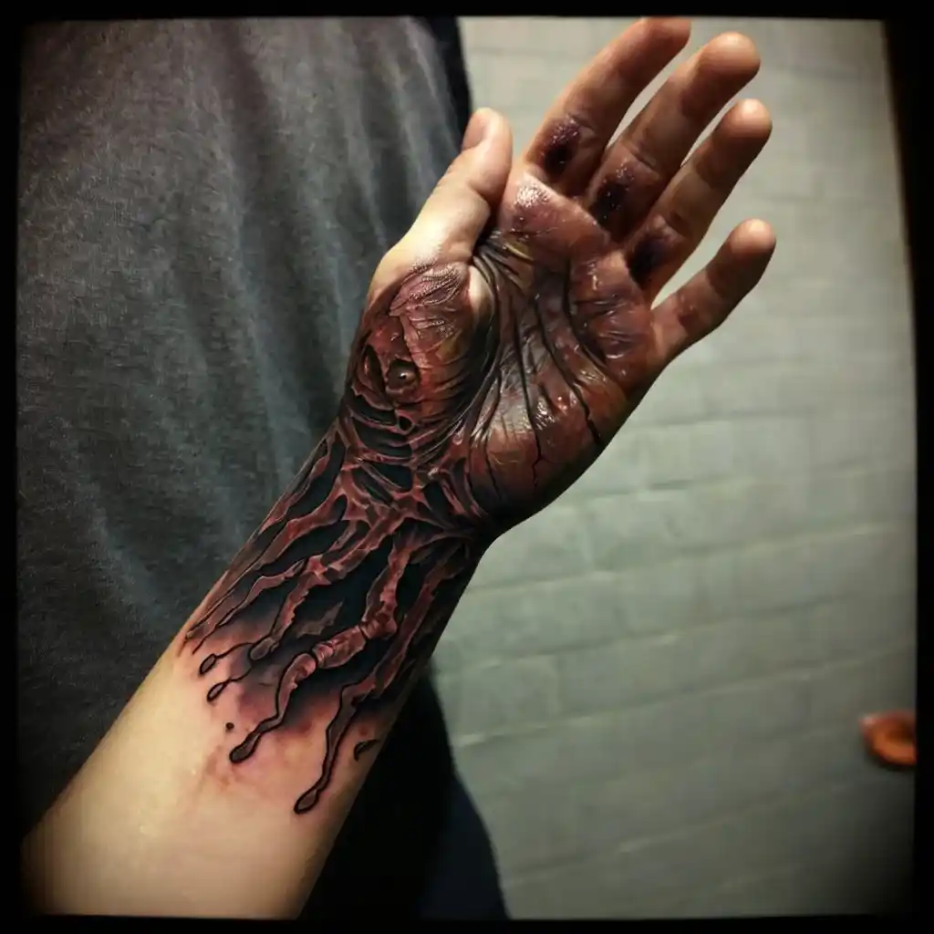 Zombie Hand Tattoo