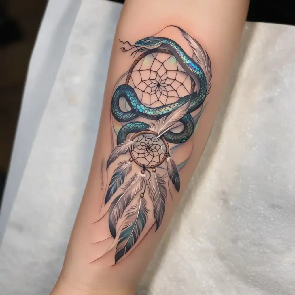 Snake and Dreamcatcher