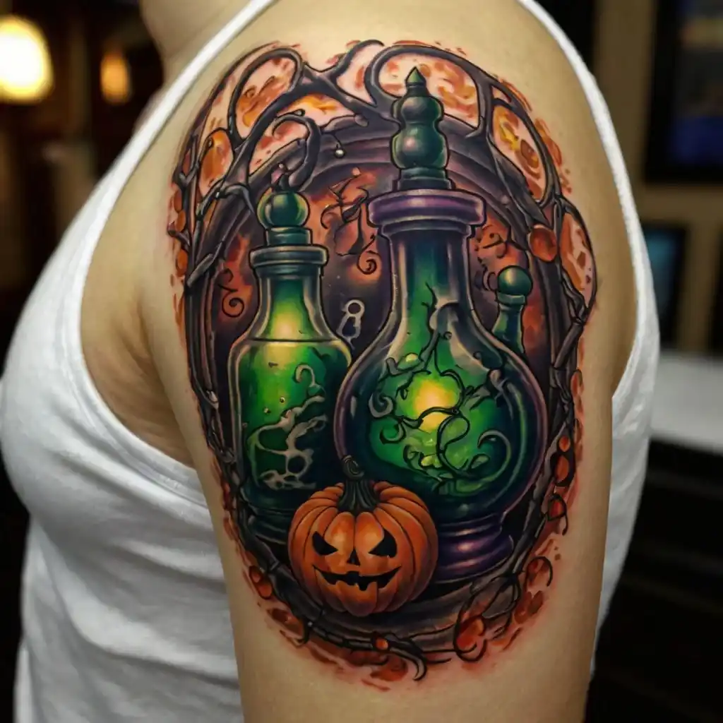 Potion Bottles Tattoo