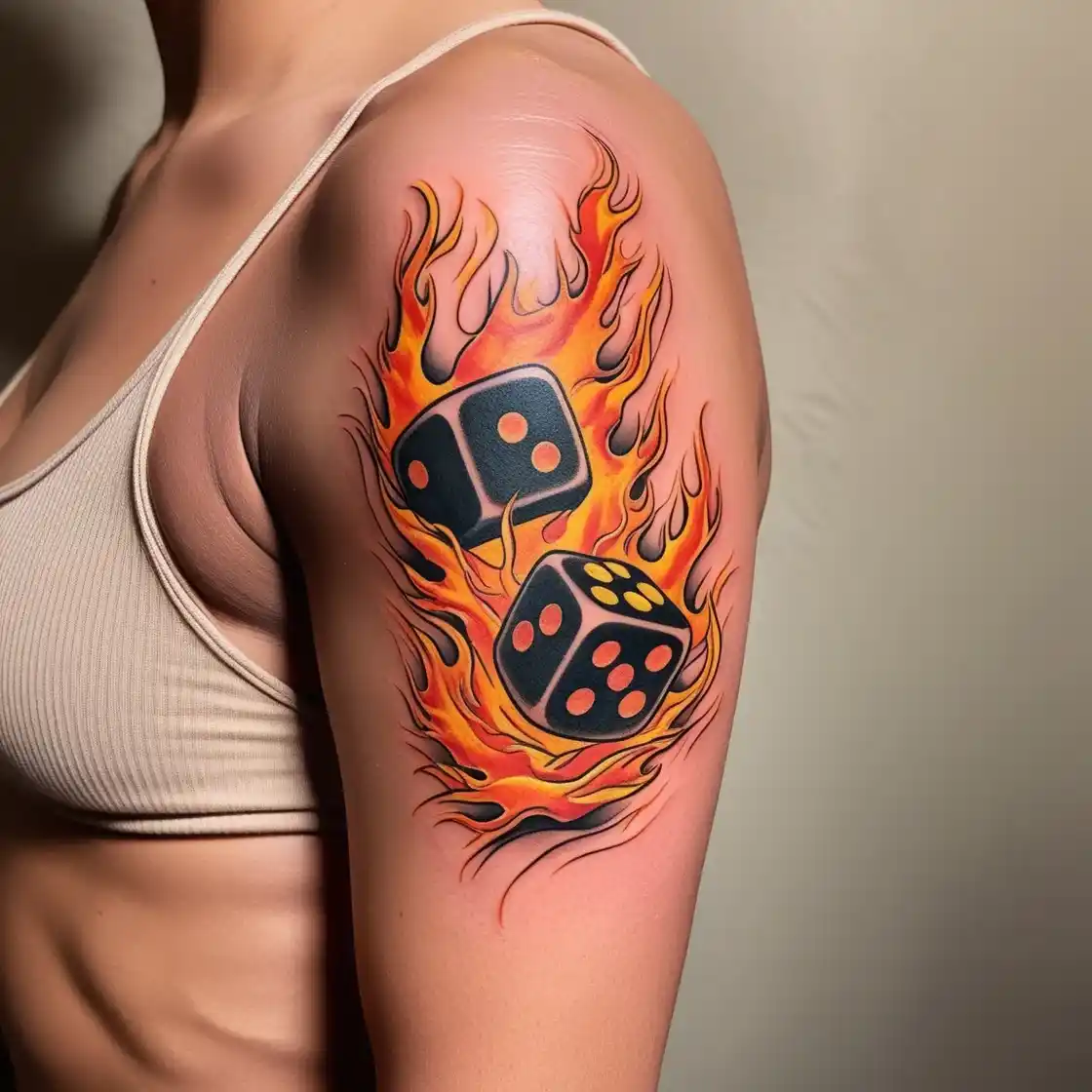 Flaming Dice