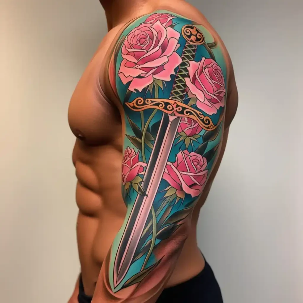 Sword with Roses