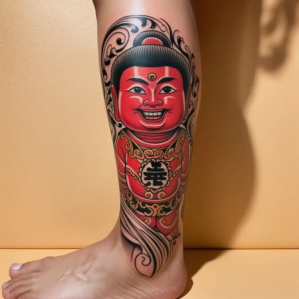 Daruma Doll Tattoo