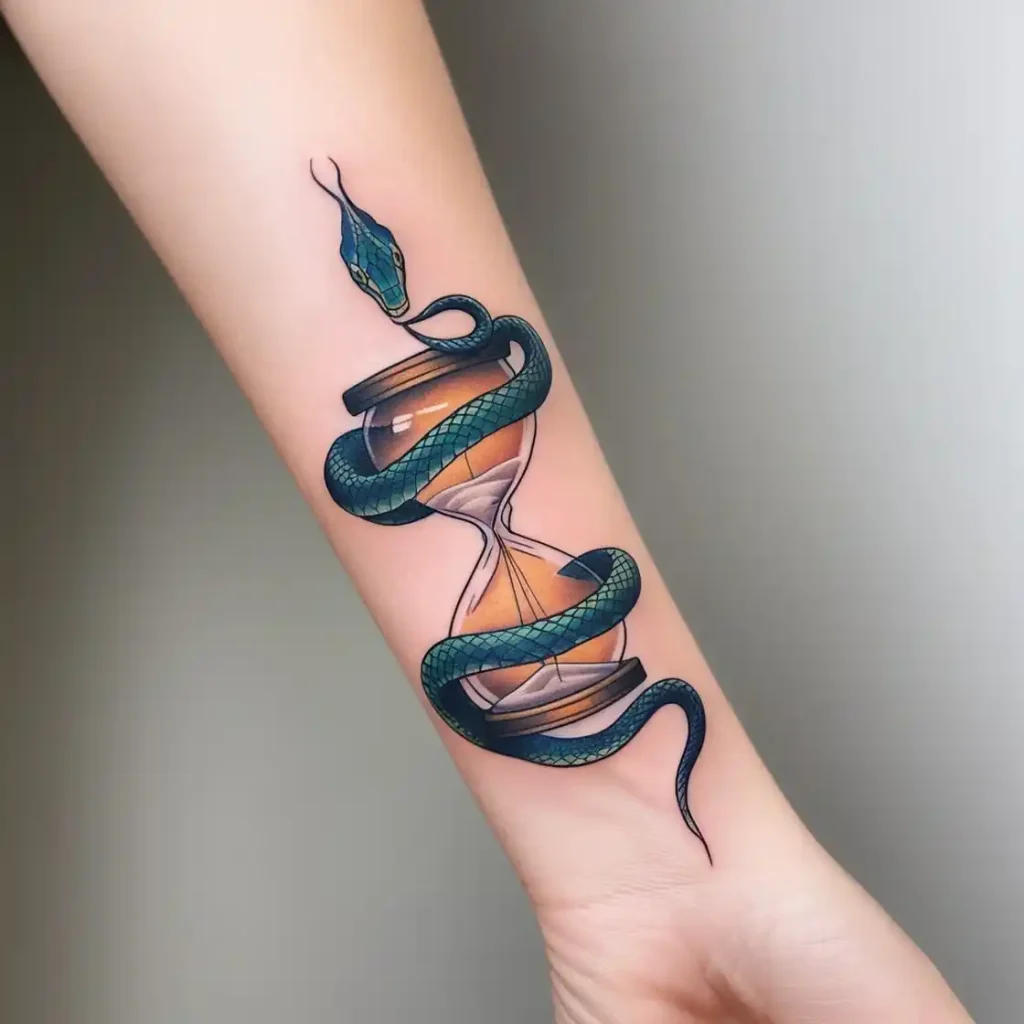 Snake and Hourglass