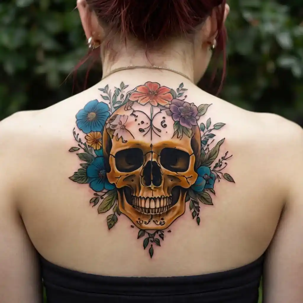 Floral Skull