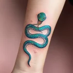 Feminine Snake Tattoo