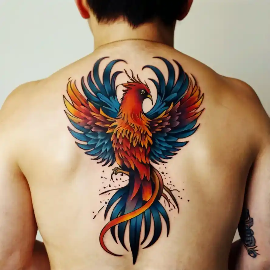 Phoenix on Back